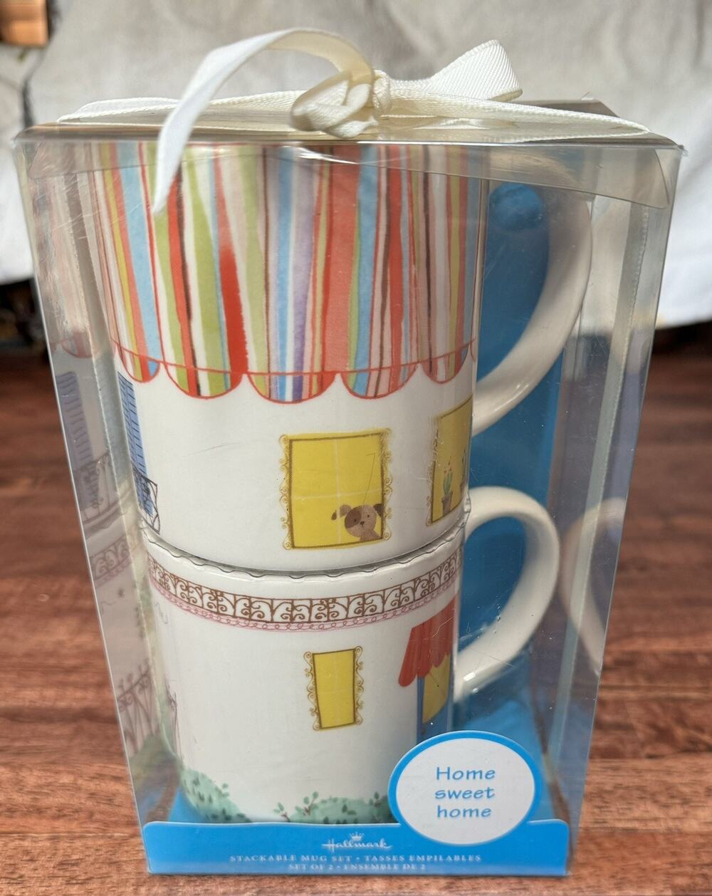 Hallmark Stackable Mug Set Of 2 New In Original Package